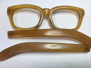 鼈甲眼鏡(研磨前)